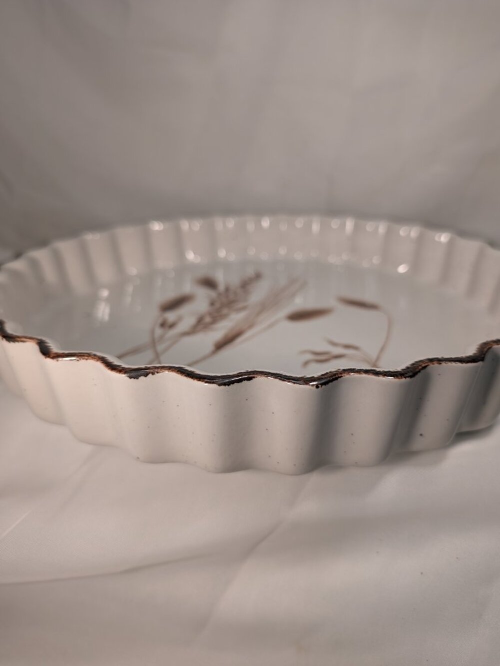 Midwinter Stonehenge Wild Oats Flan Quiche Dish DISHWASHER MICROWAVE SAFE - Picture 8 of 10